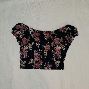 Floral crop top